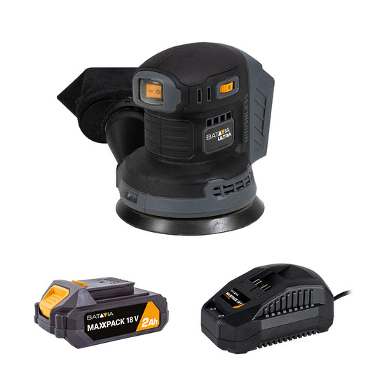 18V Brushless Cordless Orbital Sander 125mm