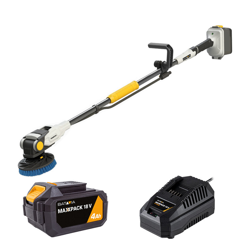 Cargue la imagen en el visor de la galería, Twin Brush Cepillo Rotativo de Limpieza 18V de Batería sin Escobillas
