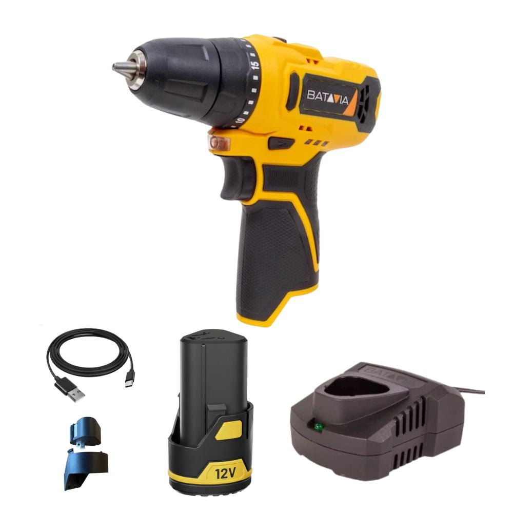 12V Cordless Drill Driver