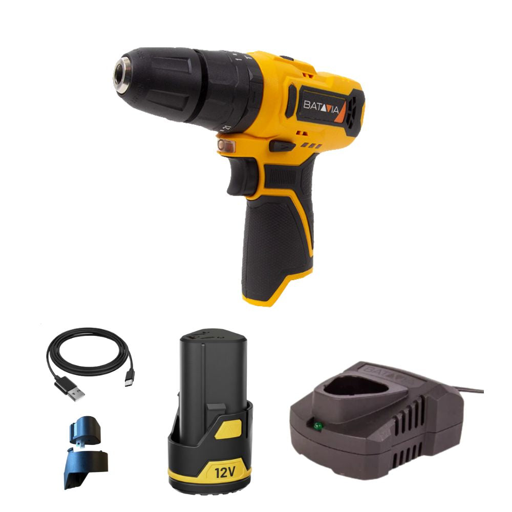 12V Cordless Combi Drill