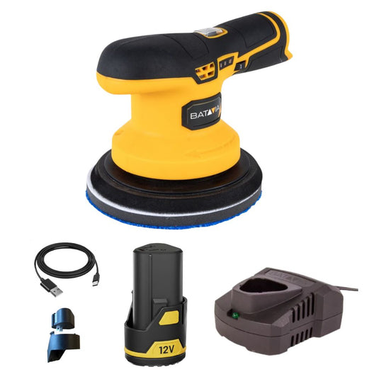 Lucidatrice rotorbitale a batteria 12V 150mm
