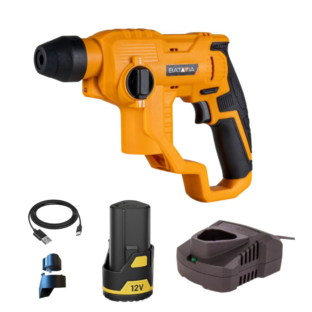 12V Cordless Hammer Drill SDS+