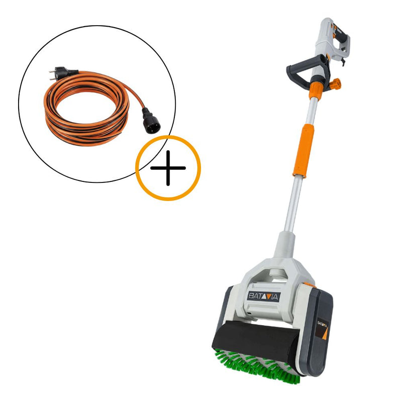 Laad de afbeelding in de Galerijviewer, Maxxbrush Multi-Borstel 1020W 26 cm - Incl. Q - Link Verlengkabel - 15 m
