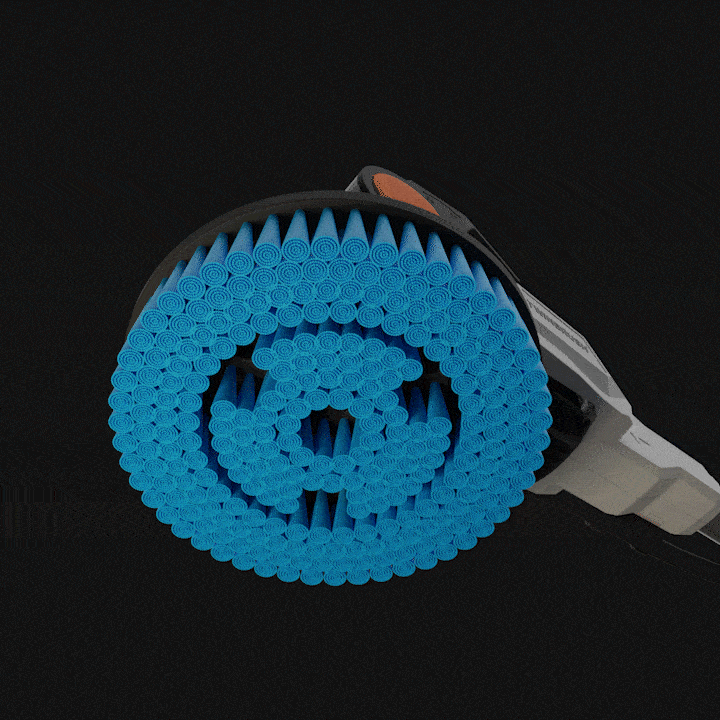 Laad de afbeelding in de Galerijviewer, 18V Twin Brush - Brushless Accu Reinigingsborstel - Incl. 4.0Ah Accu &amp; Snellader + 3 Borstels en Verlengsteel
