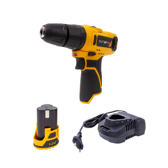 Trapano avvitatore a percussione a batteria 12V