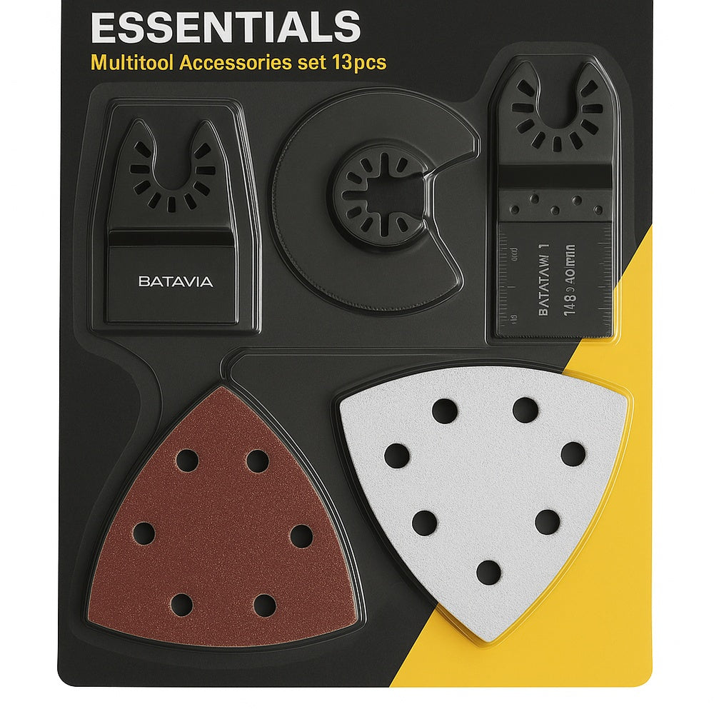 Multitool Accessory Set – 13 Pieces
