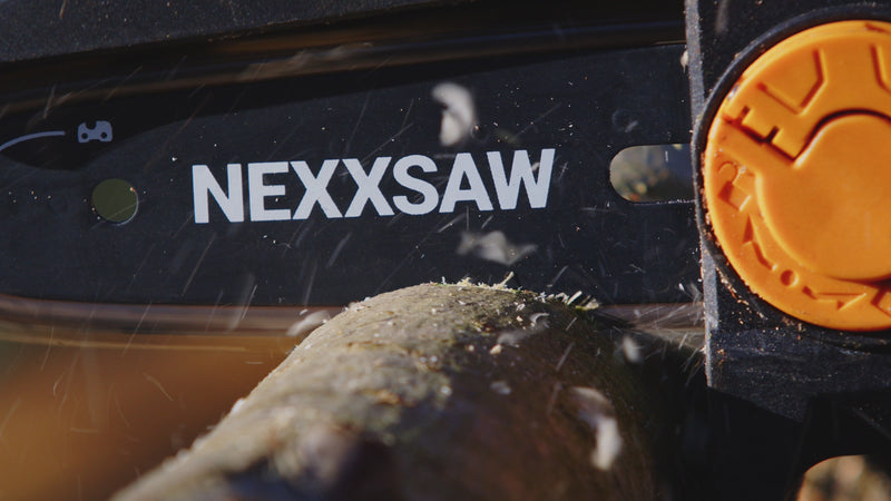 Load and play video in Gallery viewer, 18V Nexxsaw Cordless One-Hand Chainsaw 6&#39;&#39; V3
