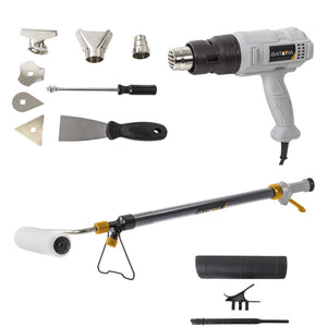Renovatie Set - 1800W Heteluchtpistool & Verfroller - Incl. Accessoires