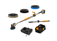 Twin® Brush 18V - Brosse Motorisée sans fil Moteur Brushless | Incl. Tous les Accessoires