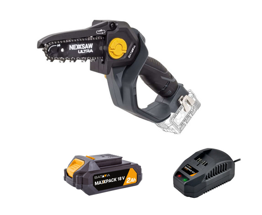 18V Nexxsaw Brushless Accu Eénhands-Kettingzaag 7''