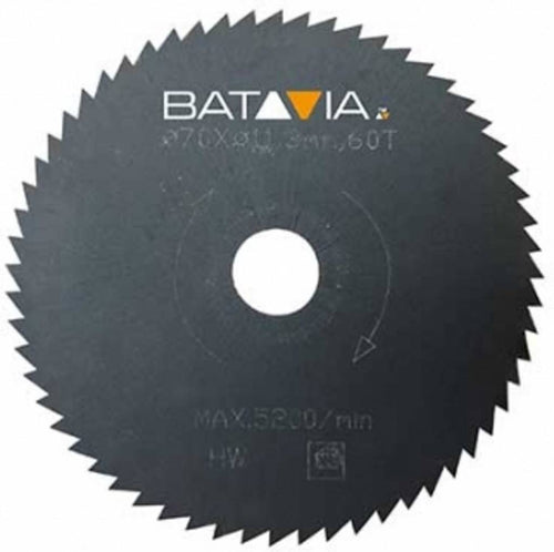 RACER HSS saw blades - 2 pieces –∅ 70mm x 1.4mm x 44 teeth from WorkZone
