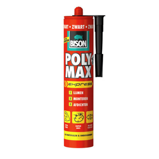 Bison Poly Max® Express Musta kanisteri 425 g.