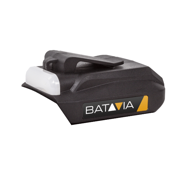 18V USB Accu Adapter met Zaklamp